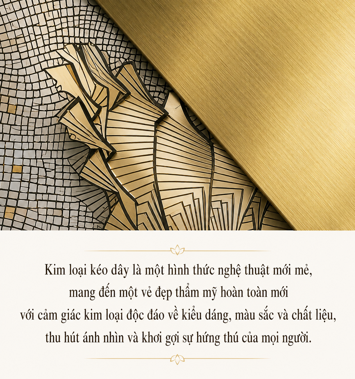 Maison Couture — Tranh Canvas Khung Nhôm Kháng Nước Équestre Royal H Class Gold With Line Wire Art 90x150-Tranh Canvas-CẬU HAI HOME DECOR