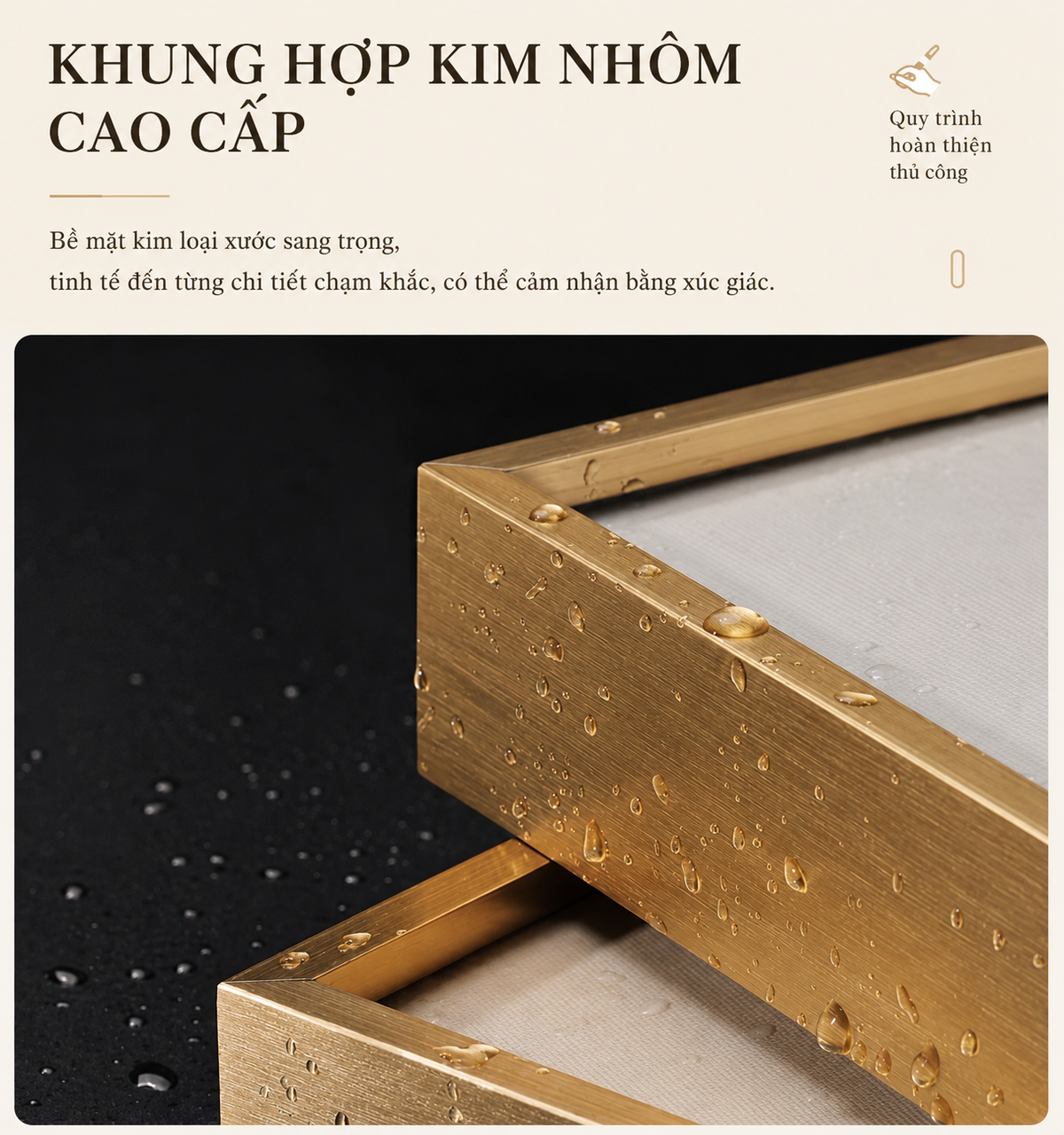 Maison Couture — Tranh Canvas Khung Nhôm Kháng Nước Équestre Royal H Class Gold With Line Wire Art 90x150-Tranh Canvas-CẬU HAI HOME DECOR