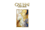 Maison Couture - Tranh Khảm Men Thuỷ Tinh Khung Thủ Công Khung Thép Không Gỉ Gilded Prism Enamel - Ginkgo Era 70x100-TRANH TREO TƯỜNG-CẬU HAI HOME DECOR