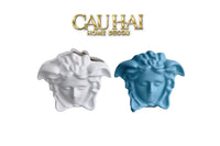 Maison Couture - Tượng Bình Hoa Medusa V Class Vase - Blue / Blanc-CẬU HAI HOME DECOR