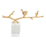 Maison Couture - Tượng Brasson Crystal Four Seasons Bird Ss25-TƯỢNG TRANG TRÍ-Đối tác tại Trung Quốc theo từng đơn đặt hàng-CẬU HAI HOME DECOR
