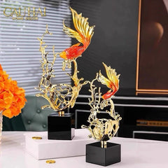 Maison Couture - Tượng Cá Chép Vượt Vũ Môn Coralia Impériale Ss25-CẬU HAI HOME DECOR