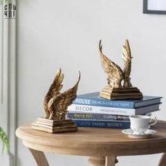 Maison Couture - Tượng Chặn Sách Cánh Thiên Thần - Gabriel Angel Wings 15x15x7.5-CẬU HAI HOME DECOR