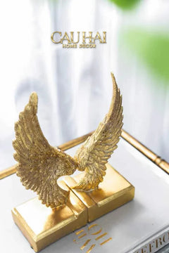 Maison Couture - Tượng Chặn Sách Cánh Thiên Thần - Gabriel Angel Wings 15x15x7.5-CẬU HAI HOME DECOR