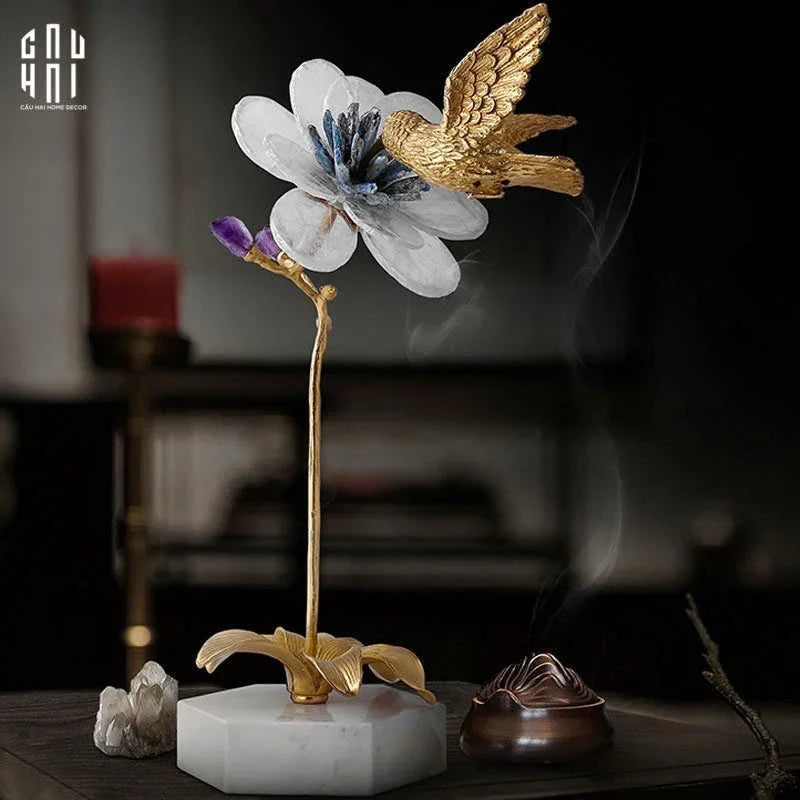 Maison Couture - Tượng Chim Hoàng Yến Embrace Canari Ss25-CẬU HAI HOME DECOR