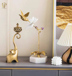 Maison Couture - Tượng Chim Hoàng Yến Embrace Canari Ss25-CẬU HAI HOME DECOR