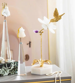 Maison Couture - Tượng Chim Hoàng Yến Embrace Canari Ss25-CẬU HAI HOME DECOR