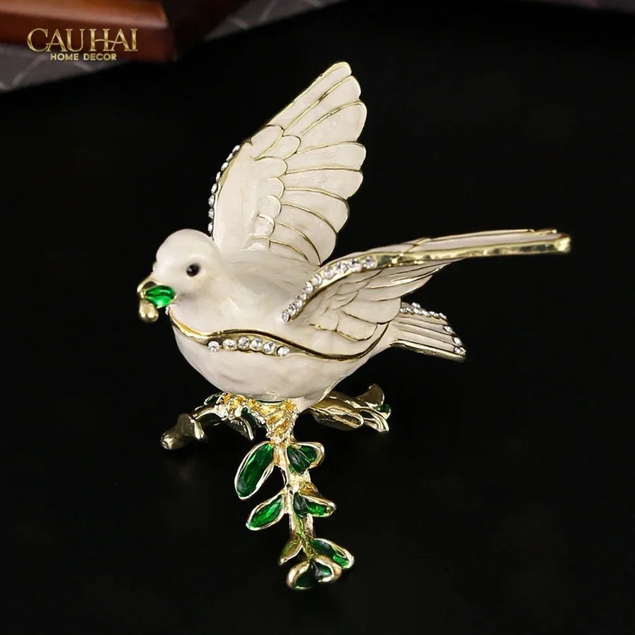 Maison Couture - Tượng Chim Persian Jewelry Box Avian Bijoux-CẬU HAI HOME DECOR