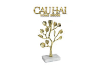 Maison Couture - Tượng Đế Nến Nhánh Cây Trang Trí Bằng Đồng Elysian Divinity Aquarium Branch H27-CẬU HAI HOME DECOR