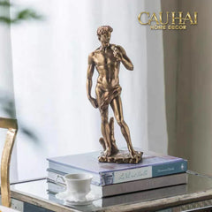 Maison Couture - Tượng Điêu Khắc Bằng Đồng David De Michelangelo 10x34-CẬU HAI HOME DECOR
