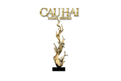 Maison Couture - Tượng Dòng Chảy Thịnh Vượng - La Montée d’Or – Golden Ascending Flow H83-TƯỢNG TRANG TRÍ-CẬU HAI HOME DECOR