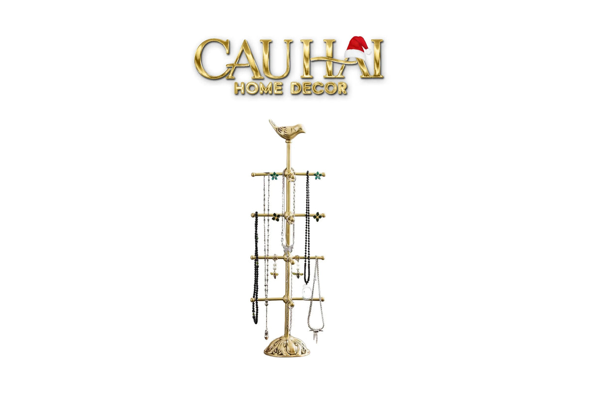 Maison Couture - Tượng Đồng Giá Kệ Treo Phụ Kiện Accessories Brasson L’Oiseau Vanity Set-TƯỢNG TRANG TRÍ-CẬU HAI HOME DECOR