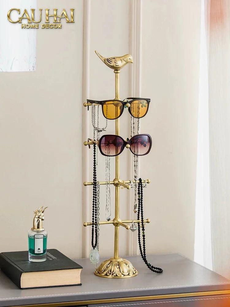 Maison Couture - Tượng Đồng Giá Kệ Treo Phụ Kiện Accessories Brasson L’Oiseau Vanity Set-CẬU HAI HOME DECOR