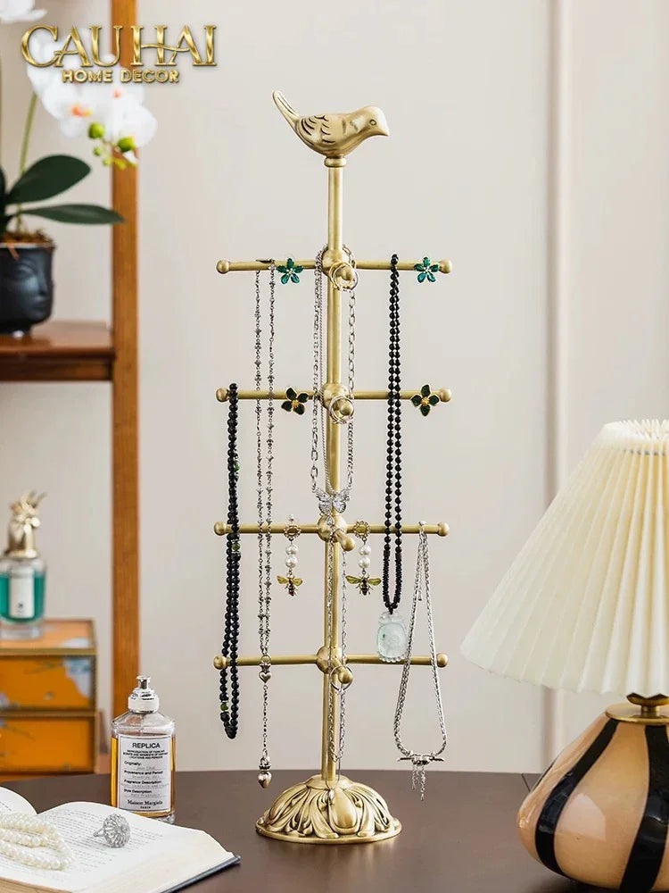 Maison Couture - Tượng Đồng Giá Kệ Treo Phụ Kiện Accessories Brasson L’Oiseau Vanity Set-TƯỢNG TRANG TRÍ-CẬU HAI HOME DECOR