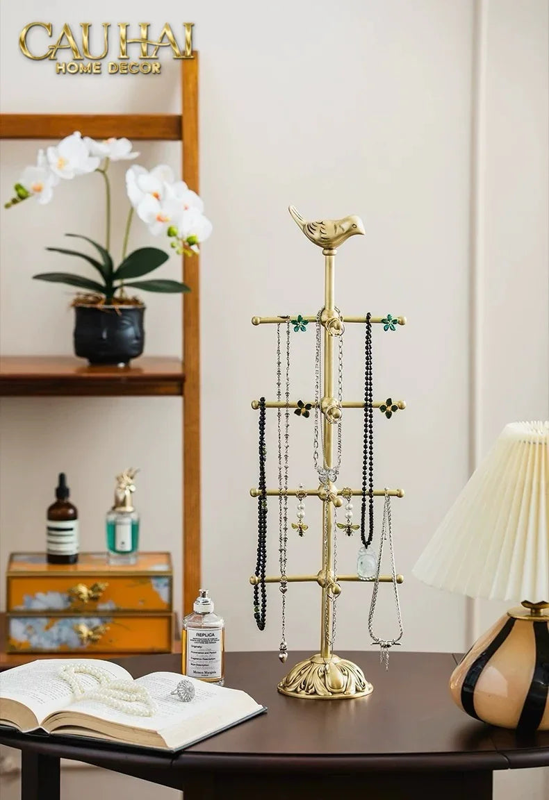 Maison Couture - Tượng Đồng Giá Kệ Treo Phụ Kiện Accessories Brasson L’Oiseau Vanity Set-TƯỢNG TRANG TRÍ-CẬU HAI HOME DECOR