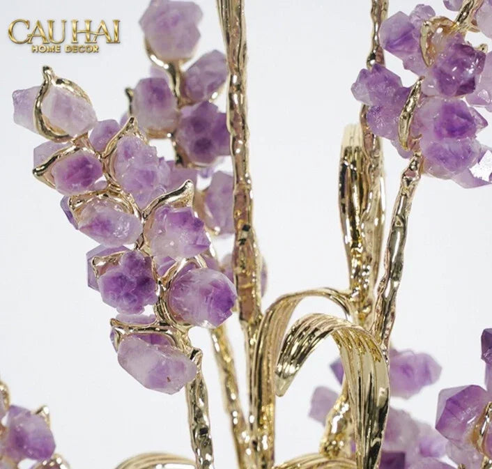 Maison Couture - Tượng Đồng Lúa Mì Brasson Épi Doré Amethyst Harvest House H100-CẬU HAI HOME DECOR