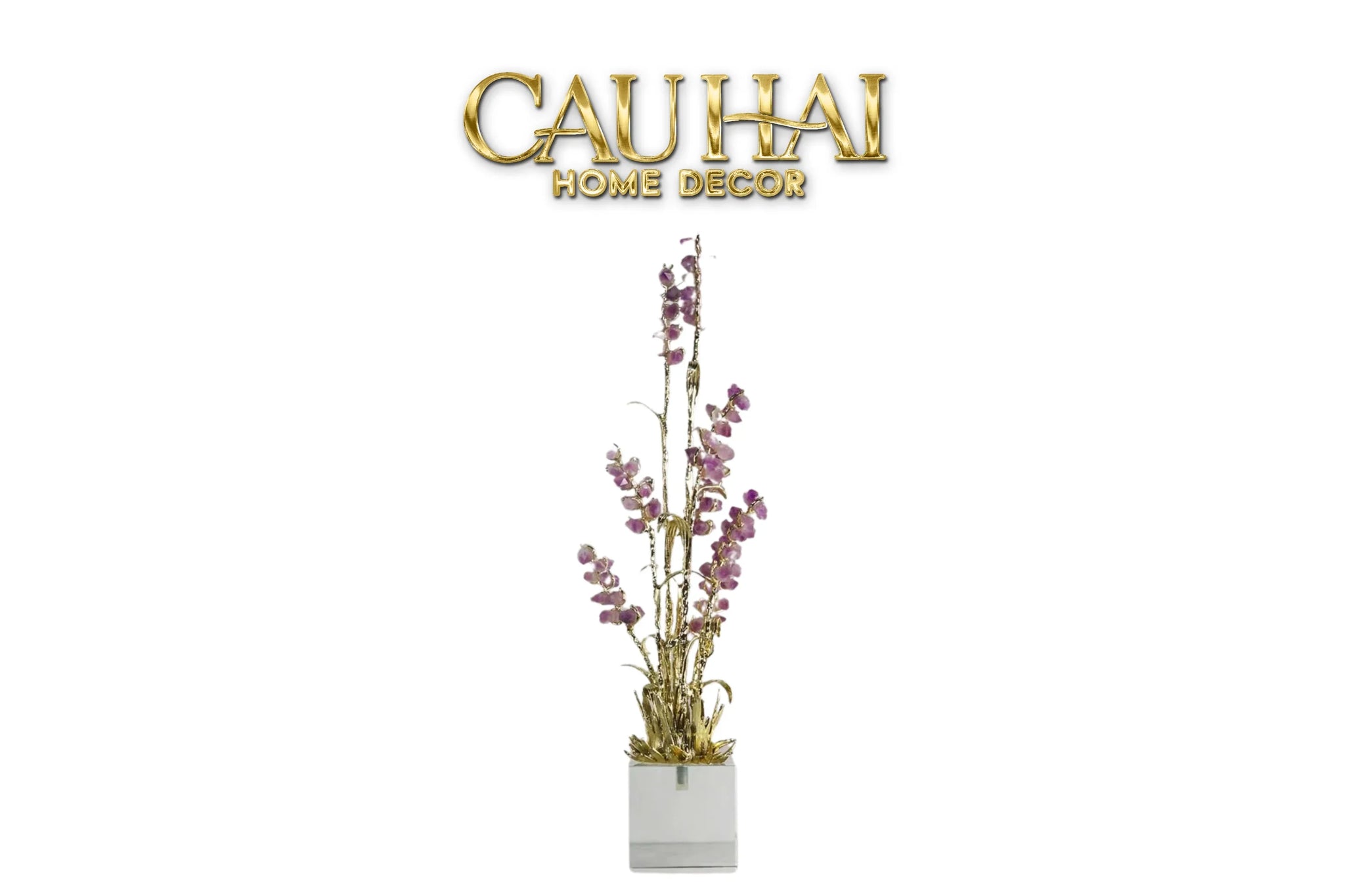 Maison Couture - Tượng Đồng Lúa Mì Brasson Épi Doré Amethyst Harvest House H100-CẬU HAI HOME DECOR