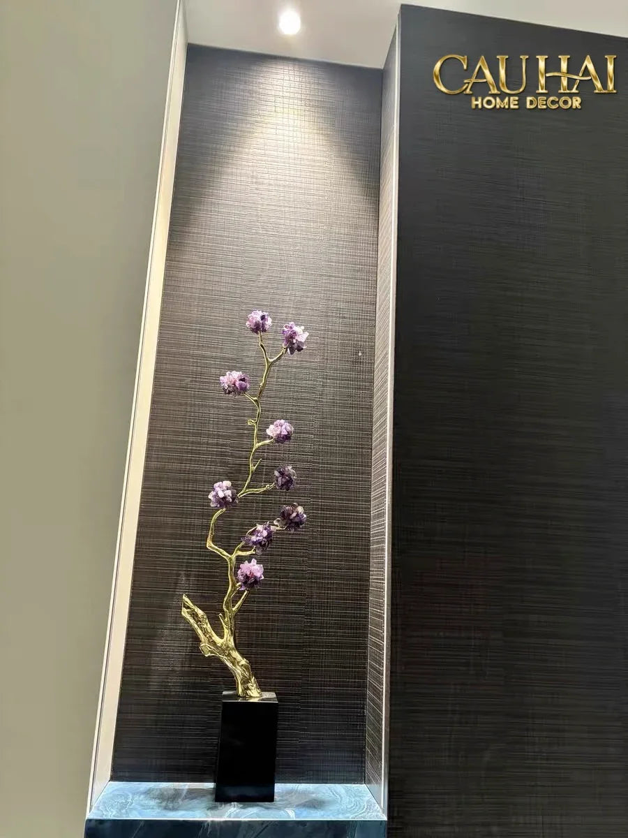 Maison Couture - Tượng Đồng Lúa Mì Brasson Épi Doré Amethyst Harvest House H100-CẬU HAI HOME DECOR