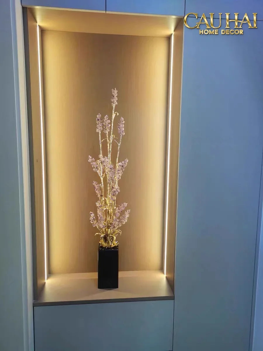 Maison Couture - Tượng Đồng Lúa Mì Brasson Épi Doré Amethyst Harvest House H100-CẬU HAI HOME DECOR