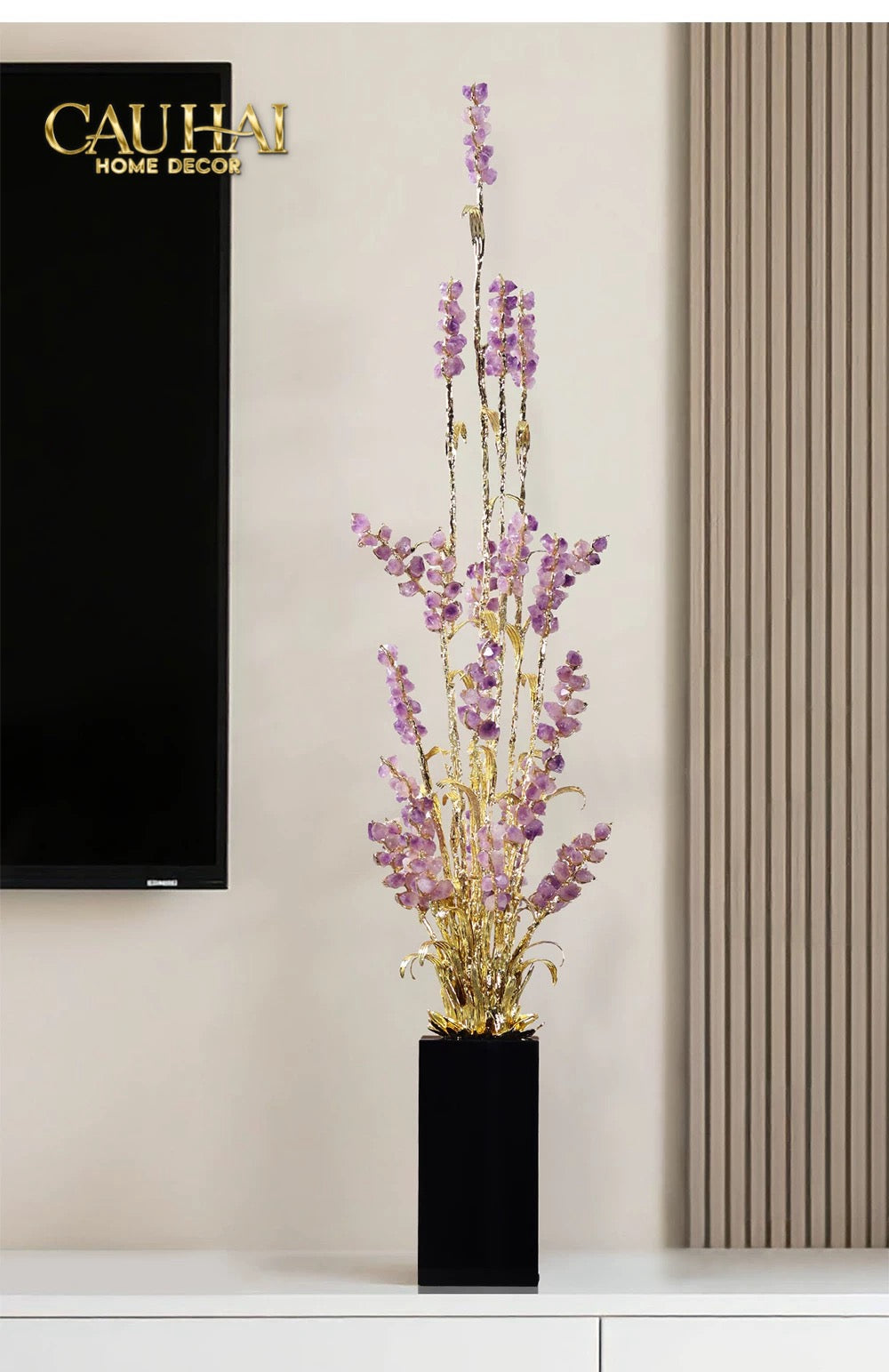 Maison Couture - Tượng Đồng Lúa Mì Brasson Épi Doré Amethyst Harvest House H100-CẬU HAI HOME DECOR