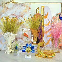 Maison Couture - Tượng Đồng Mã Não Khổng Tước Brasson Onyx Paon The Vanity Of Hera-CẬU HAI HOME DECOR