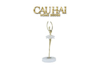 Maison Couture - Tượng Đồng Pha Lê Cô Gái Ballet Golden Ballerina Continental 10x30-CẬU HAI HOME DECOR
