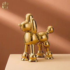 Maison Couture - Tượng Gilded Royal Poodle-CẬU HAI HOME DECOR