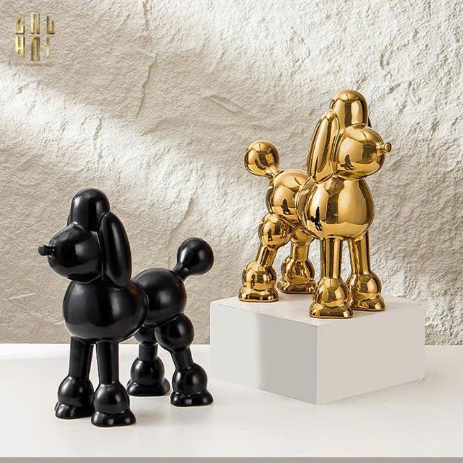Maison Couture - Tượng Gilded Royal Poodle-CẬU HAI HOME DECOR