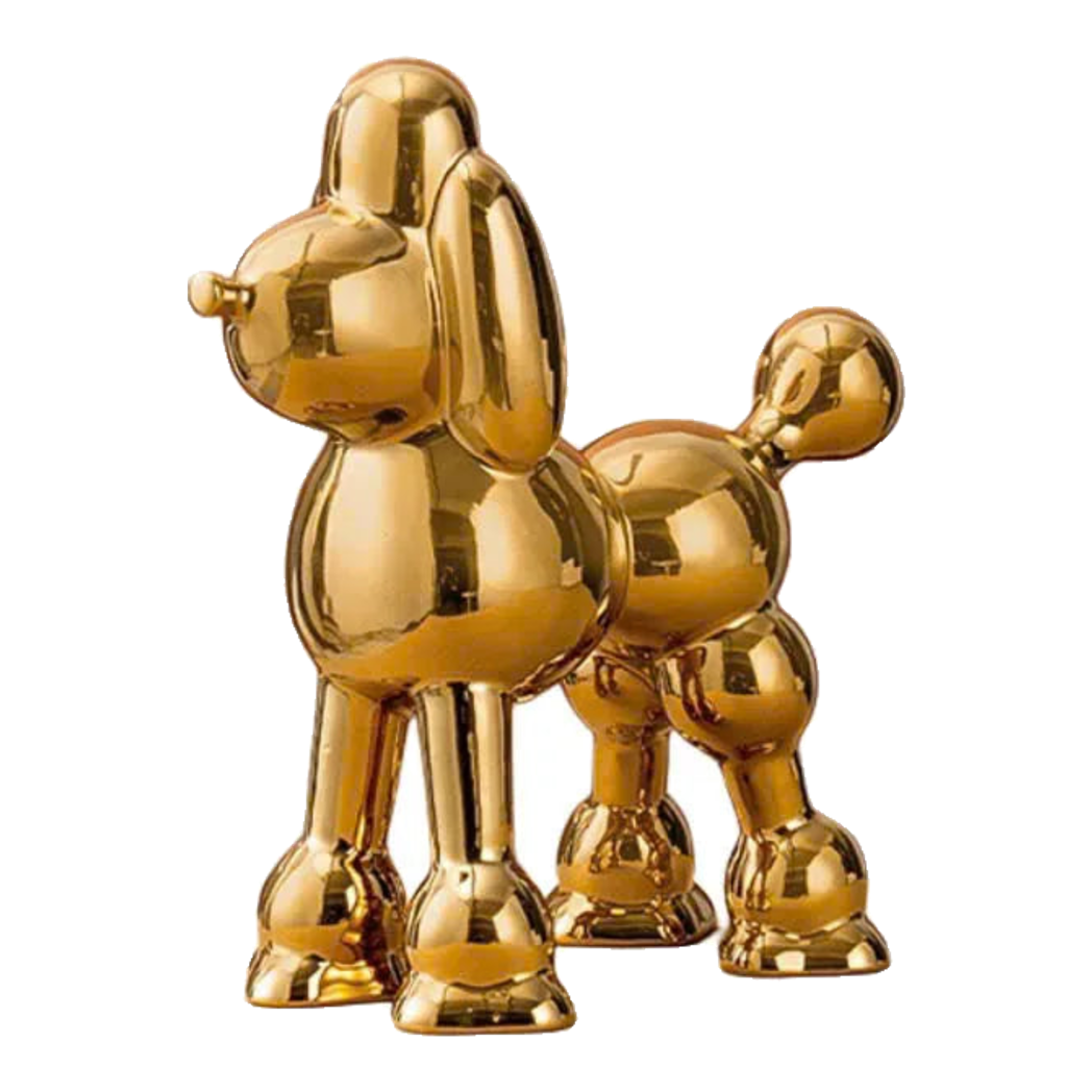 Maison Couture - Tượng Gilded Royal Poodle