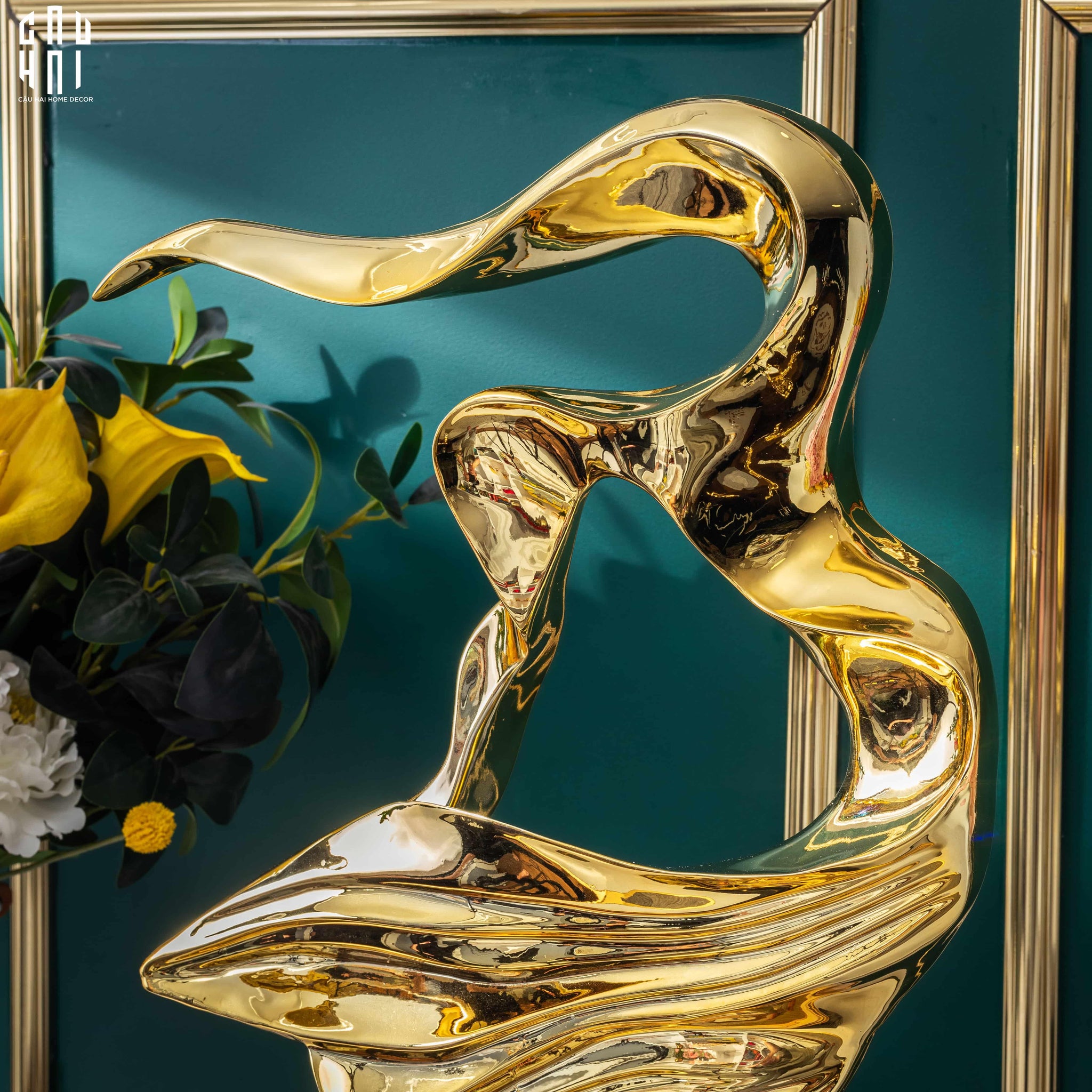 Maison Couture - Tượng Golden Ballet 75 Ss25-CẬU HAI HOME DECOR