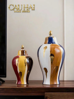 Maison Couture - Tượng Gốm Đầu Ngựa Equine Silhouette Sculpture Layered Painting Glazing H18/H28-CẬU HAI HOME DECOR