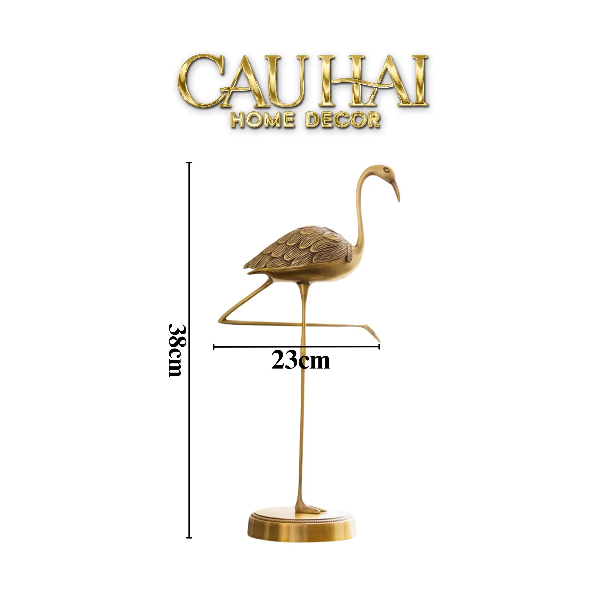 Maison Couture - Tượng Hạc Đồng Folie Flamingo Towels Hanging Bathroom Vanity H38-CẬU HAI HOME DECOR