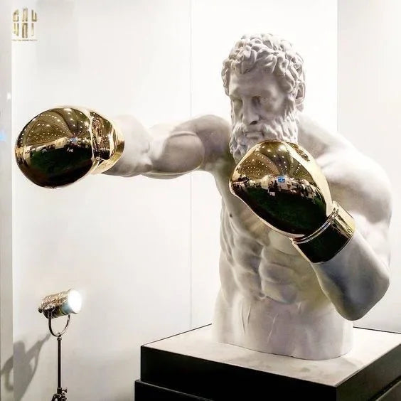 Maison Couture - Tượng Hercules Boxing 33x55x52-CẬU HAI HOME DECOR