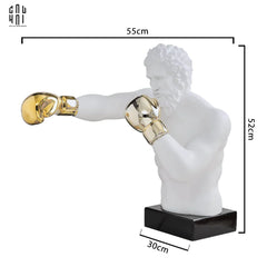 Maison Couture - Tượng Hercules Boxing 33x55x52-CẬU HAI HOME DECOR