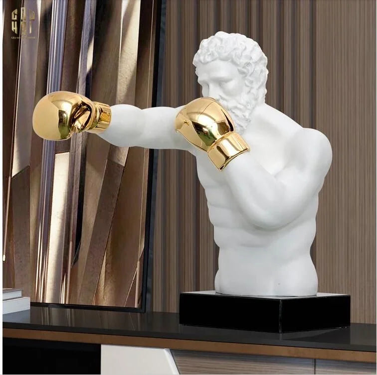Maison Couture - Tượng Hercules Boxing 33x55x52-CẬU HAI HOME DECOR