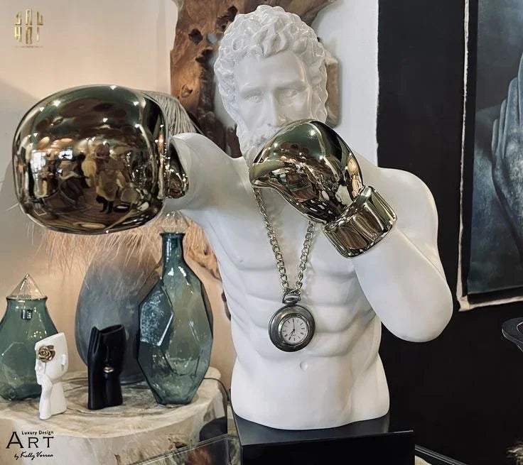 Maison Couture - Tượng Hercules Boxing 33x55x52-CẬU HAI HOME DECOR