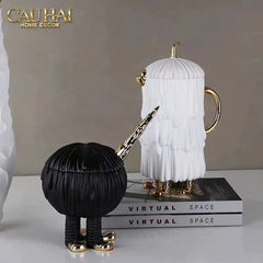 Maison Couture - Tượng Lọ Kẹo L'Object Haas Monsters Touch Dog Canister 17x30-CẬU HAI HOME DECOR