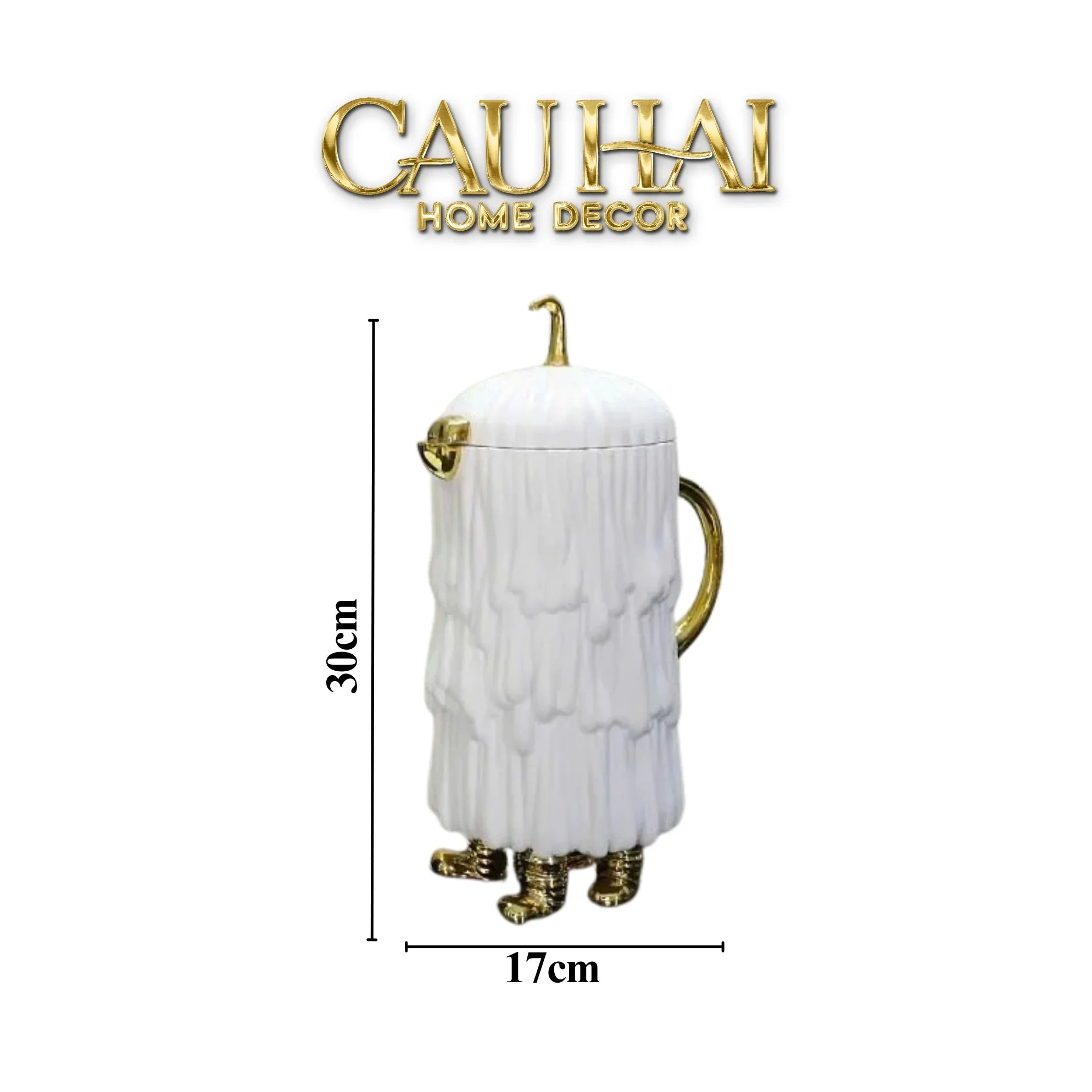 Maison Couture - Tượng Lọ Kẹo L'Object Haas Monsters Touch Dog Canister 17x30-CẬU HAI HOME DECOR