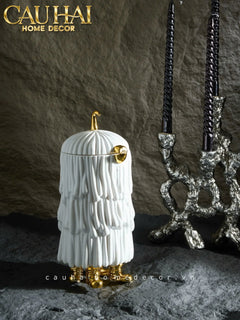 Maison Couture - Tượng Lọ Kẹo L'Object Haas Monsters Touch Dog Canister 17x30-CẬU HAI HOME DECOR