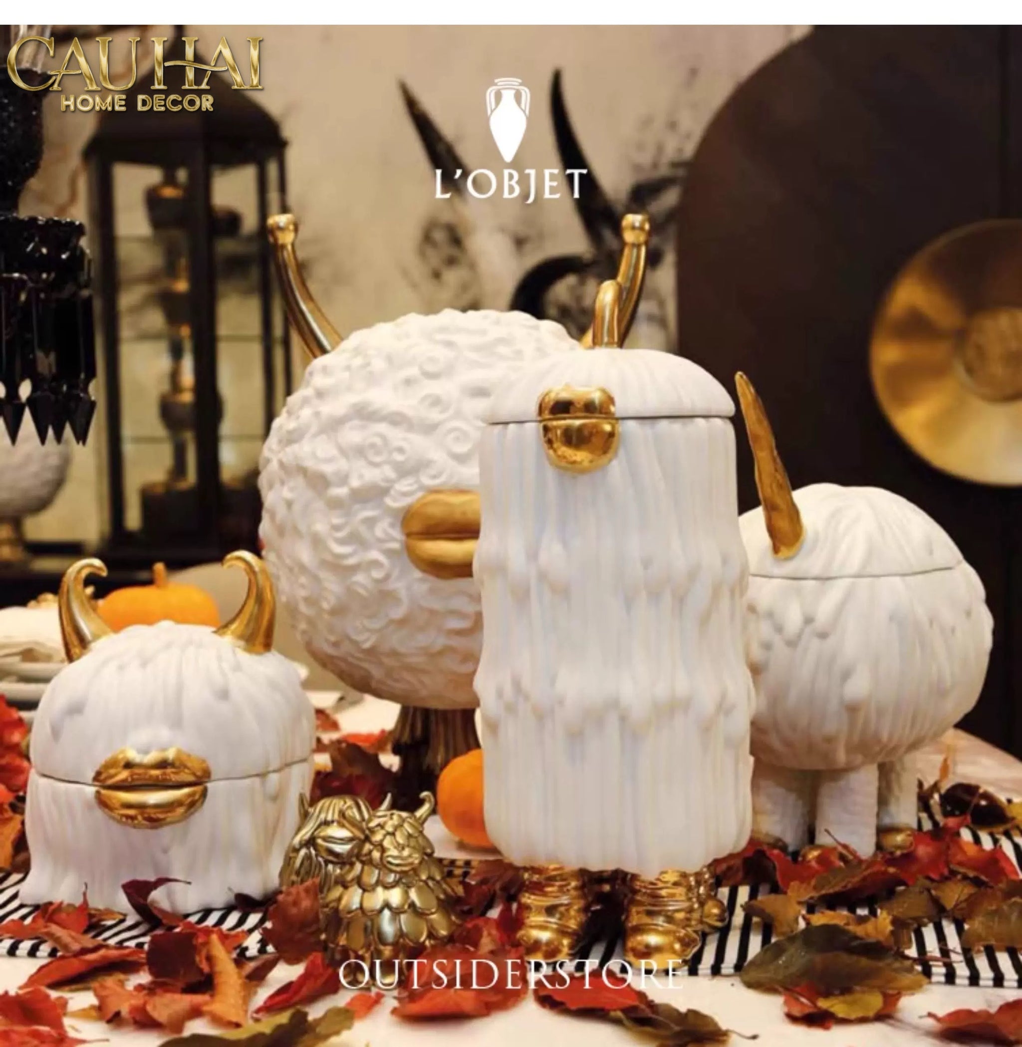Maison Couture - Tượng Lọ Kẹo L'Object Haas Monsters Touch Dog Canister 17x30-CẬU HAI HOME DECOR