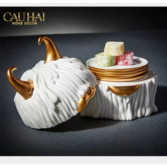 Maison Couture - Tượng Lọ Kẹo L'Object Haas Monsters Touch Dog Canister 17x30-CẬU HAI HOME DECOR