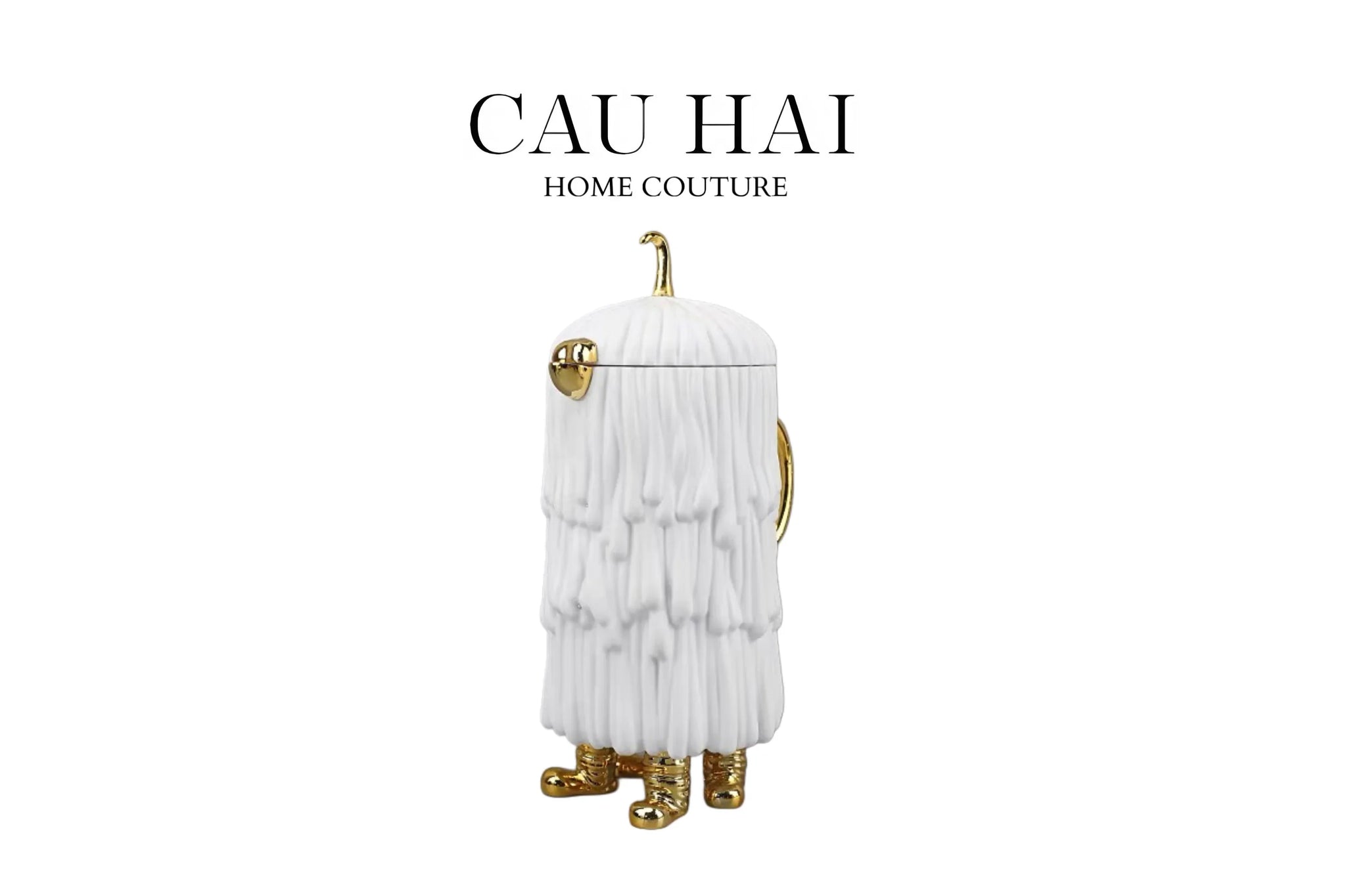 Maison Couture - Tượng Lọ Kẹo L'Object Haas Monsters Touch Dog Canister 17x30-CẬU HAI HOME DECOR
