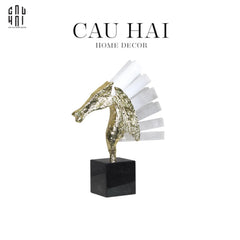 Maison Couture - Tượng Ngựa Chiến Mã Hoàng Gia Elite Quartz Paladin-CẬU HAI HOME DECOR