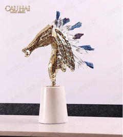 Maison Couture - Tượng Ngựa Chiến Mã Hoàng Gia Ultimate Quartz Paladin-CẬU HAI HOME DECOR