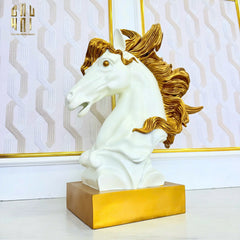 Maison Couture - Tượng Ngựa Kim Mã Cavalliere D'Or H60-CẬU HAI HOME DECOR