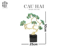 Maison Couture - Tượng Nhánh Cây Bonsai Brasson Gemstone - Tree Of Fortune 30x24x8-CẬU HAI HOME DECOR