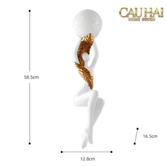 Maison Couture - Tượng Nữ Thần Moonlight Luna Angel Divine Figurine 59Cm-CẬU HAI HOME DECOR