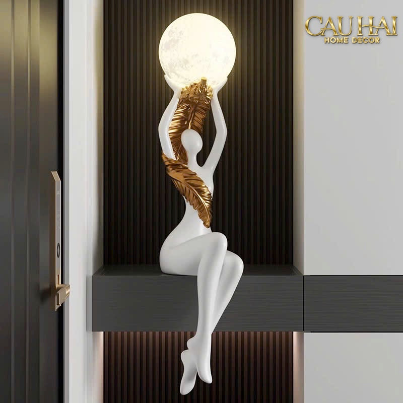 Maison Couture - Tượng Nữ Thần Moonlight Luna Angel Divine Figurine 59Cm-CẬU HAI HOME DECOR