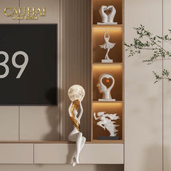 Maison Couture - Tượng Nữ Thần Moonlight Luna Angel Divine Figurine 59Cm-CẬU HAI HOME DECOR