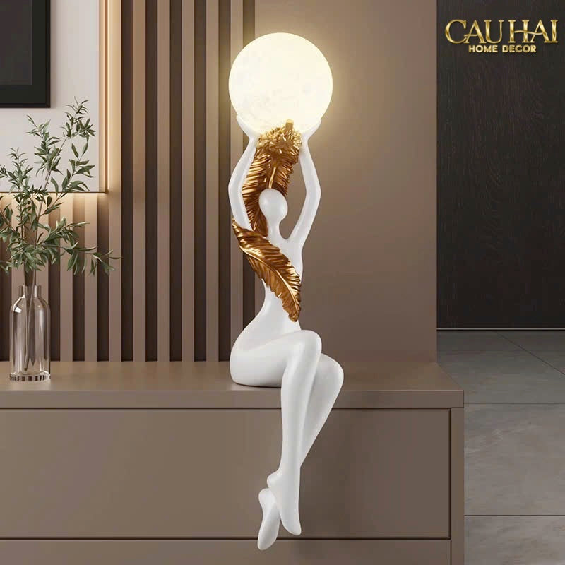 Maison Couture - Tượng Nữ Thần Moonlight Luna Angel Divine Figurine 59Cm-CẬU HAI HOME DECOR
